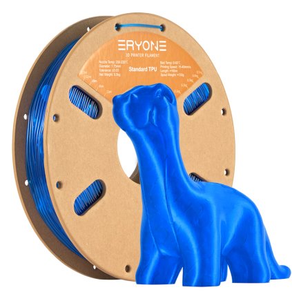 ERYONE / TPU / Transparentní modrá / 1.75mm / 0.5kg - Filament pro 3D tisk