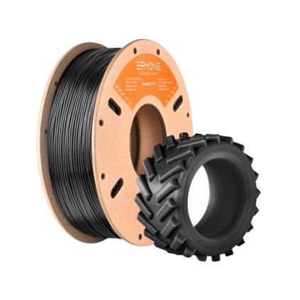 ERYONE / TPU / Černá / 1.75mm / 1kg - Filament pro 3D tisk