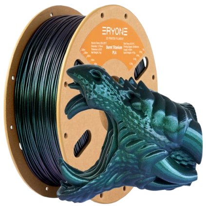 ERYONE / Pla Burnt Titanium / Zelená /1.75mm / 1kg - Filament pro 3D tisk