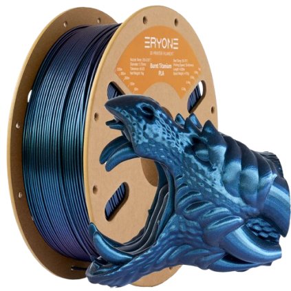 ERYONE / Pla Burnt Titanium / Modrá /1.75mm / 1kg - Filament pro 3D tisk