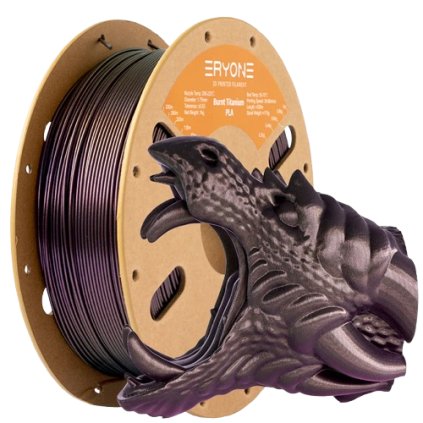 ERYONE / Pla Burnt Titanium / Červená / 1.75mm / 1kg - Filament pro 3D tisk