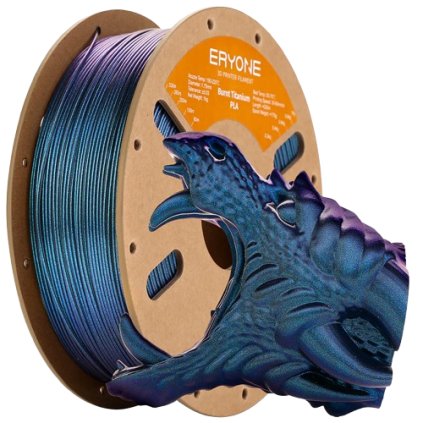 ERYONE / Pla Burnt Titanium / Modrá "Technological"  /1.75mm / 1kg - Filament pro 3D tisk