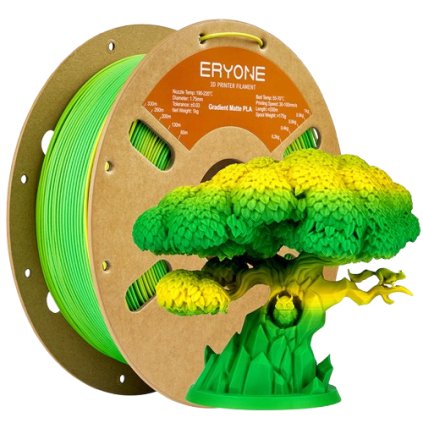 ERYONE / Pla Matte / Dual Color - Žlutá-zelená (Shire) / 1.75mm / 1kg – Filament pro 3D tisk
