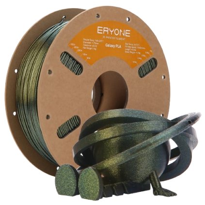 ERYONE / Pla Glitter / Omega Nebula (zeleno-zlatá) / 1.75mm / 1kg-Filament pro 3D tisk