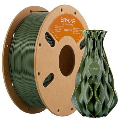 ERYONE / Pla / Zelená "ARMY" / 1.75mm / 1kg – Filament pro 3D tisk
