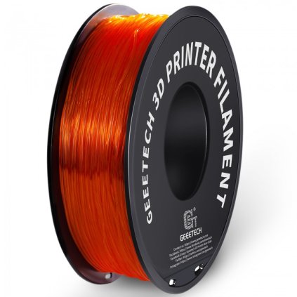 GEEETECH / TPU / Transparentní oranžová / 1.75mm / 1kg - Filament pro 3D tisk