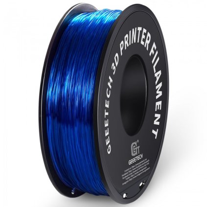 GEEETECH / TPU / Transparentní modrá / 1.75mm / 1kg - Filament pro 3D tisk