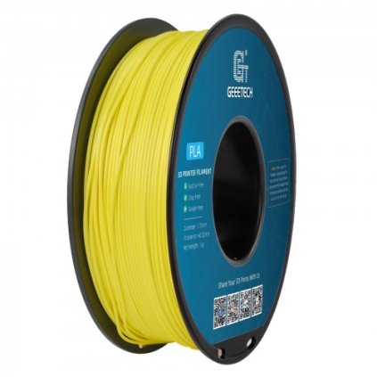 GEEETECH / Pla / Žlutá / 1.75mm / 1kg – Filament pro 3D tisk