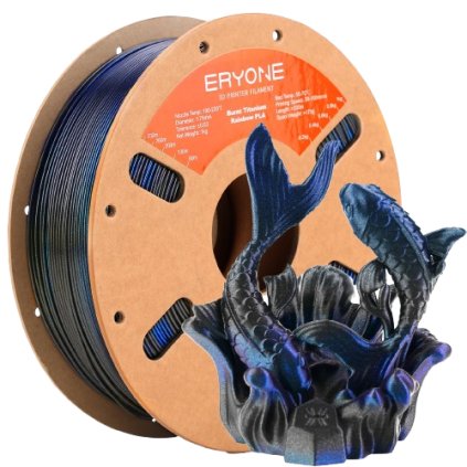 ERYONE / Pla Burnt Titanium / Interstellar (modrá-černá) / 1.75mm / 1kg - Filament pro 3D tisk