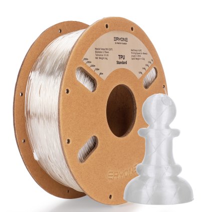 ERYONE / TPU / Transparentní / 1.75mm / 1kg - Filament pro 3D tisk