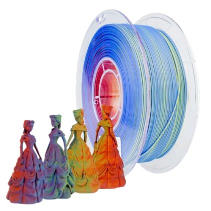 ZIRO / Pla Matte / Tri Color - Neon / 1.75mm / 1kg – Filament pro 3D tisk