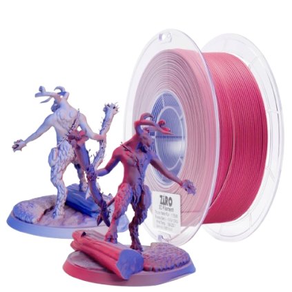 ZIRO | PLA Matte filament | Tri Color Frosted Berry | 1.75mm | 1kg