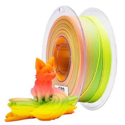 ZIRO | PLA Matte filament | Gradient Tropical | 1.75mm | 1kg