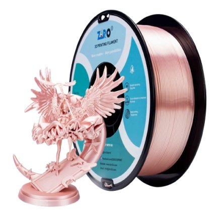 ZIRO | PLA Silk filament | Růžové zlato | 1.75mm | 1kg