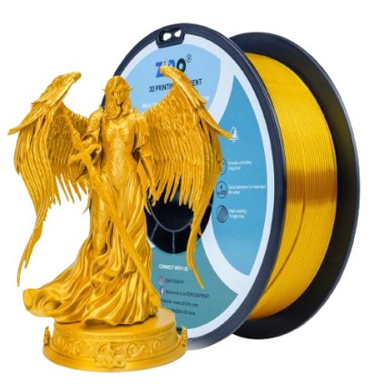 ZIRO | PLA Silk filament | Zlatá | 1.75mm | 1kg