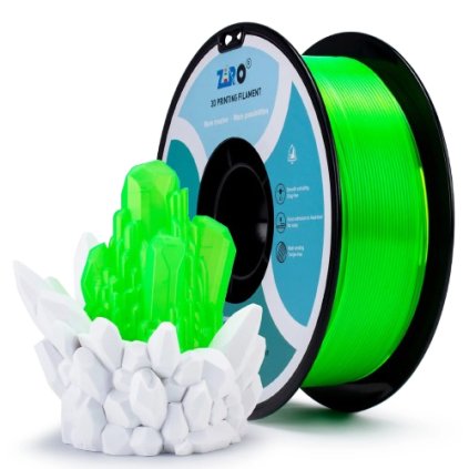ZIRO | PLA | Fluo zelená transparent | 1.75mm | 1kg