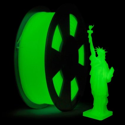 ZIRO | Pla glow | Zelená | 1.75mm | 1kg