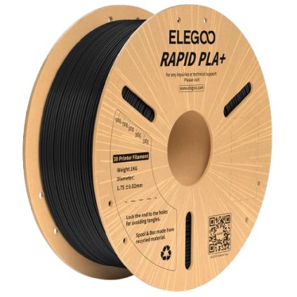 ELEGOO | RAPID PLA+ | Black | 1.75mm | 1kg