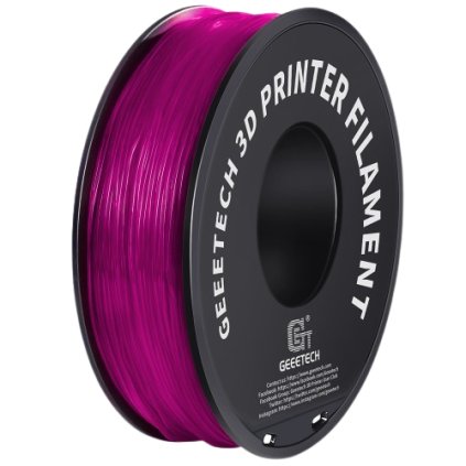 GEEETECH | TPU | Transparentní růžová | 1.75mm | 1kg