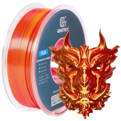 GEEETECH | Pla Silk Dual-color | Zlatá - Červená | 1.75mm | 1kg