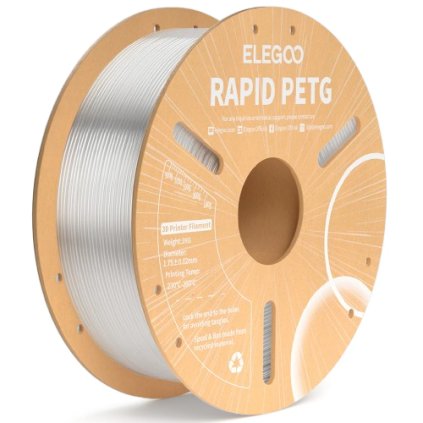 ELEGOO | Rapid PETG | Transparent | 1.75mm | 1kg