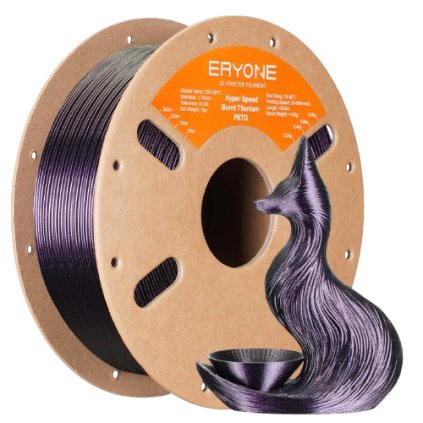 ERYONE | PETG Burnt Titanium | Rose Red | 1.75mm | 1kg