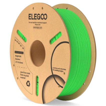 ELEGOO PLA Neon Green 1,75 mm 1 kg – filament pro 3D tisk