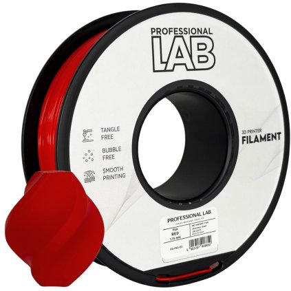 PROF. LAB PLA Red 1,75 mm 1 kg – filament pro 3D tisk