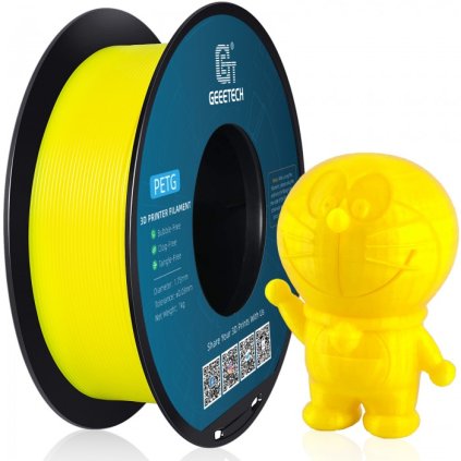 GEEETECH PETG žlutá 1,75 mm 1 kg – filament pro 3D tisk
