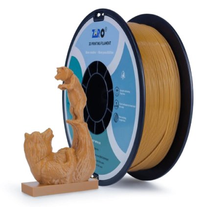 ZIRO PLA hnědá 1,75 mm 1 kg – filament pro 3D tisk