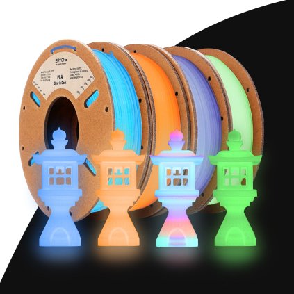 ERYONE PLA Glow In The Dark Mix 1,75 mm 4×0,25 kg – filament pro 3D tisk