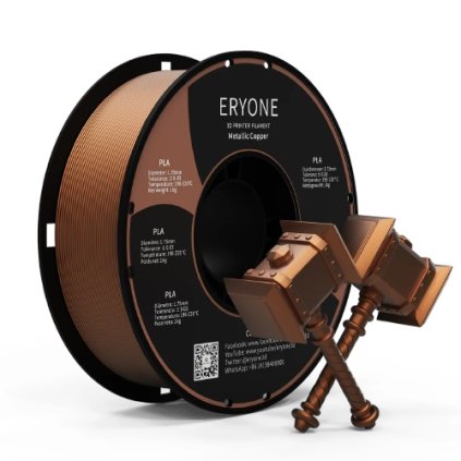 ERYONE PLA Metal Copper 1,75 mm 1 kg – filament pro 3D tisk