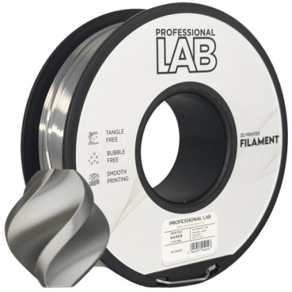 PROF. LAB | PLA Silk | Silver | 1.75mm | 1kg