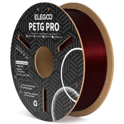 ELEGOO | PETG PRO | Burgundy Red | 1.75mm | 1kg