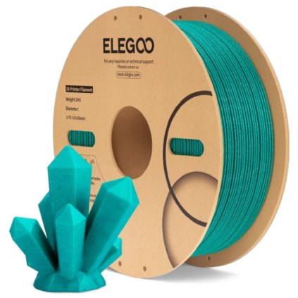 ELEGOO | PLA Glitter | Turquoise | 1.75mm | 1kg