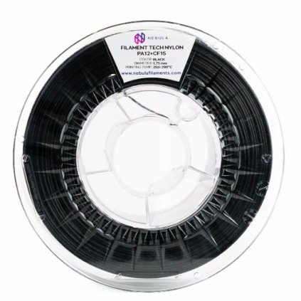 NEBULA | Nylon | PA12 CF15 Black (Černá) | 1.75mm | 0.5kg