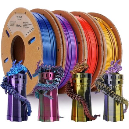 ERYONE | Pla Silk | Tri-color | Mix 1 | 1.75mm | 4x0,25kg