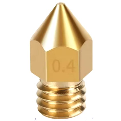 Tryska MK8 0,4 mm mosazná