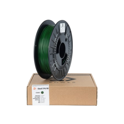 3DPOWER | TPU | Zelená | 1.75mm | 0.5kg