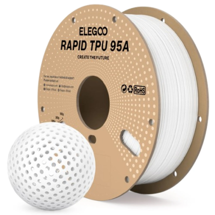ELEGOO | Rapid TPU 95A | White | 1.75mm | 1kg