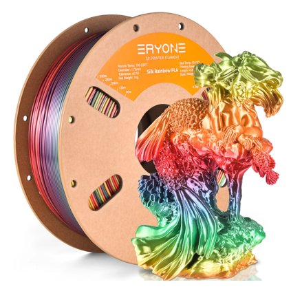 FILAMENT ERYONE / PLA SILK / MACARON RAINBOW / COLOR PALETTE RAINBOW / 1,75 MM / 1 KG