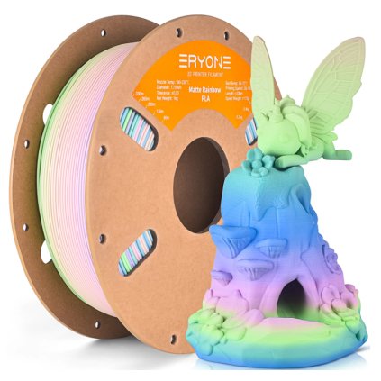 FILAMENT ERYONE / PLA MATTE / RAINBOW WATERCOLOR FIVE / 1,75 MM / 1 KG