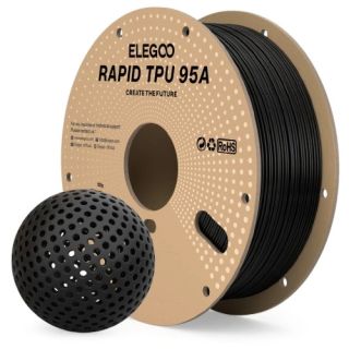 ELEGOO RAPID TPU 95A právě skladem! Oblíbenost TPU mezi tiskaři je velká, proto další novinka z této oblasti. #elegoo #tpu...