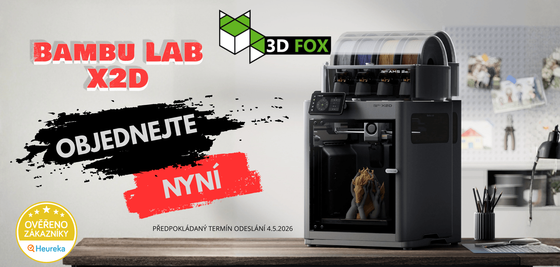 tiskárna Bambu Lab X2D