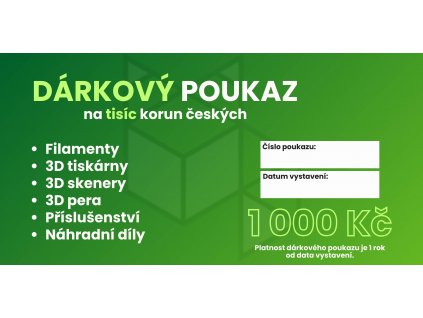 Darkovy poukaz 1000