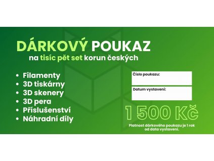 Darkovy poukaz 1500