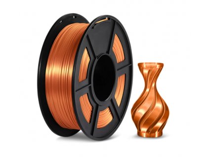 Filament FOX ECONOMY SILK PLA+ červená měď 1 kg