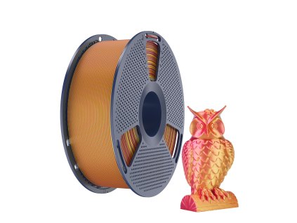 Filament SUNLU Silk PLA+ Dual color Červeno Zlatý 1,75mm 1kg