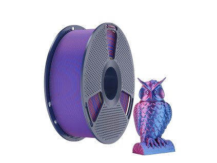 Filament SUNLU Silk PLA+ Dual color Červeno Modrý 1,75mm 1kg