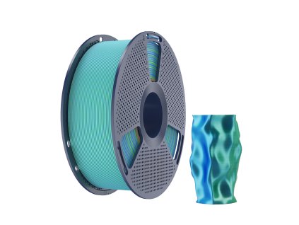 Filament SUNLU Silk PLA+ Dual color Modro Zelený 1,75mm 1kg